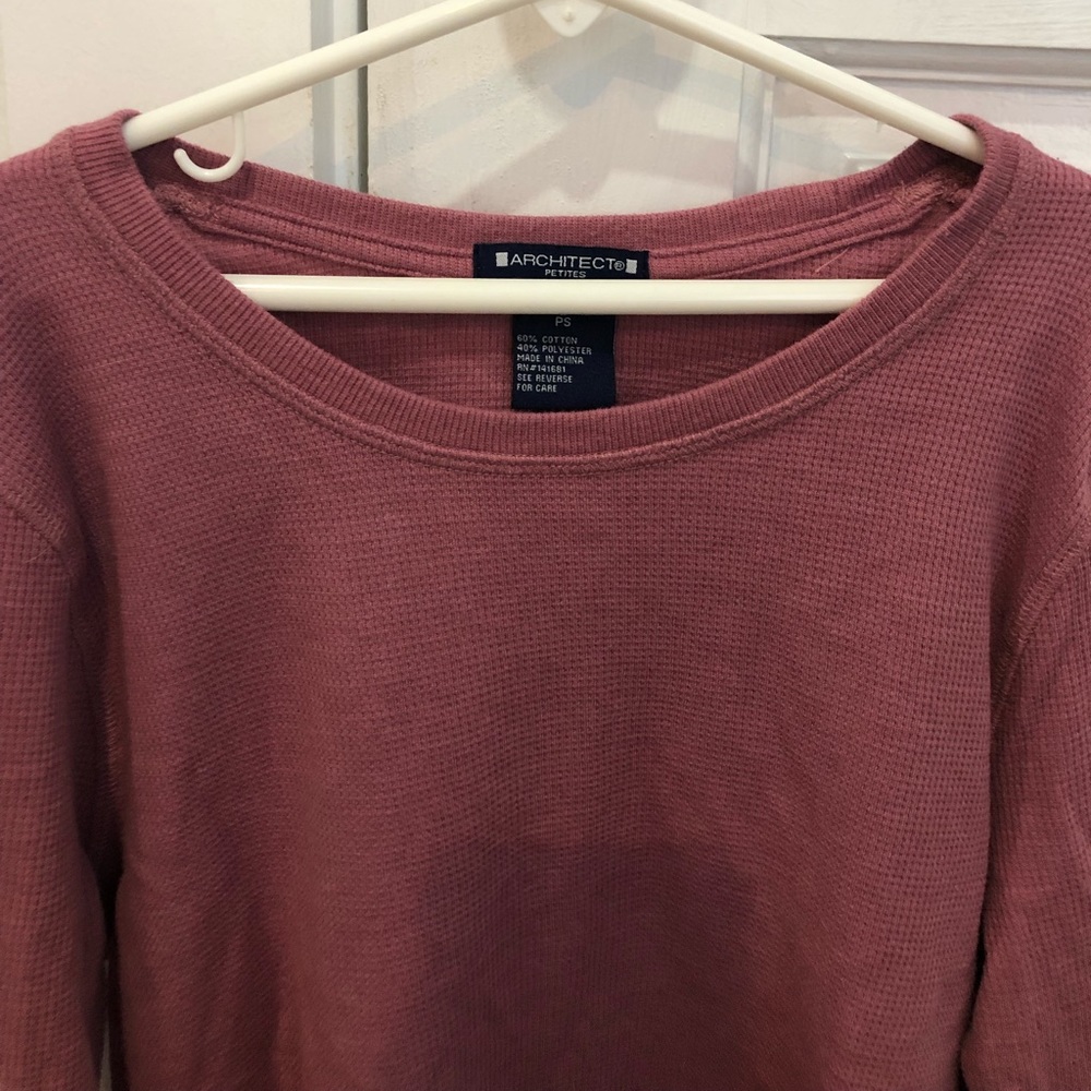 Ribbed long sleeve